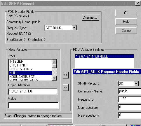 Use SNMP sender utility with graphic request editor to save time on SNMP prototyping and to test and debug SNMP agents